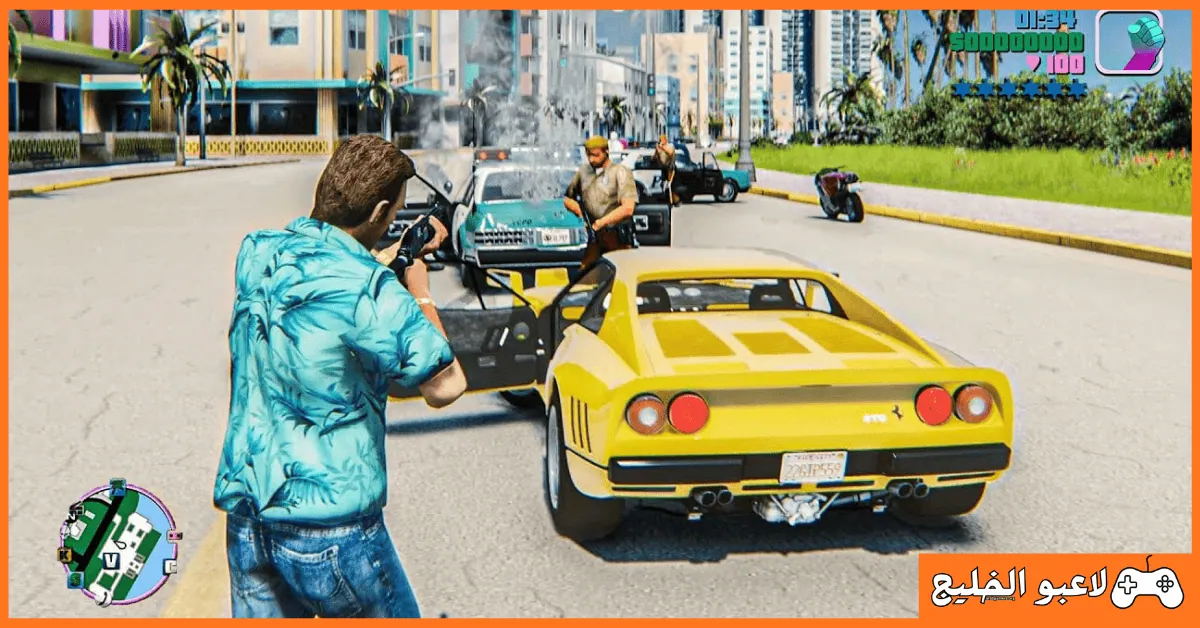 تحميل لعبة GTA Vice City Definitive Edition